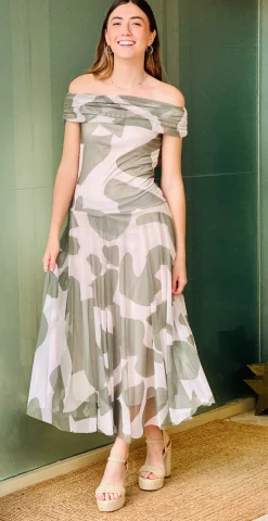 Vestido Tul Greeen