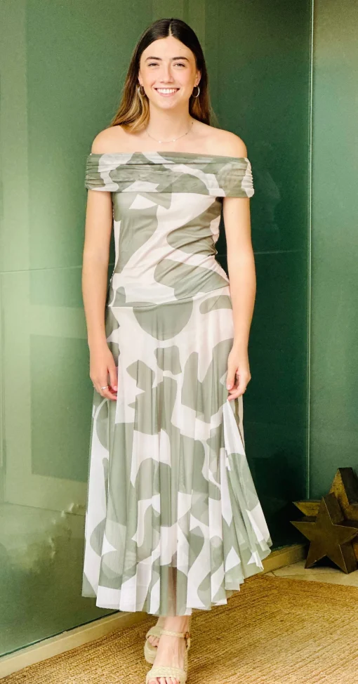 Vestido Tul Greeen