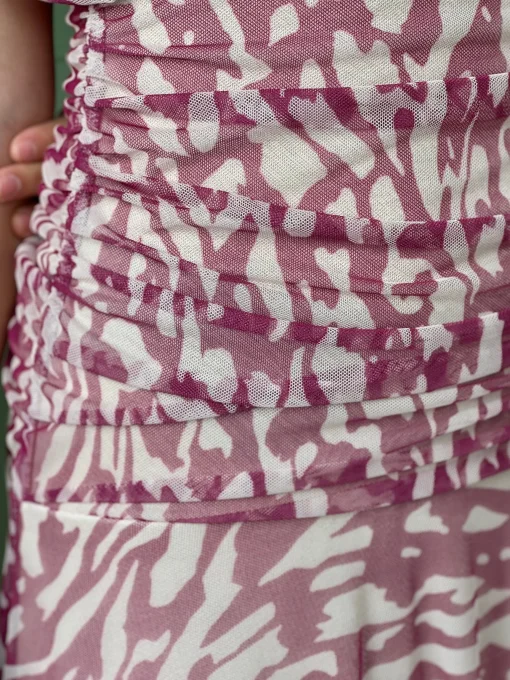 Vestido Tul Wine